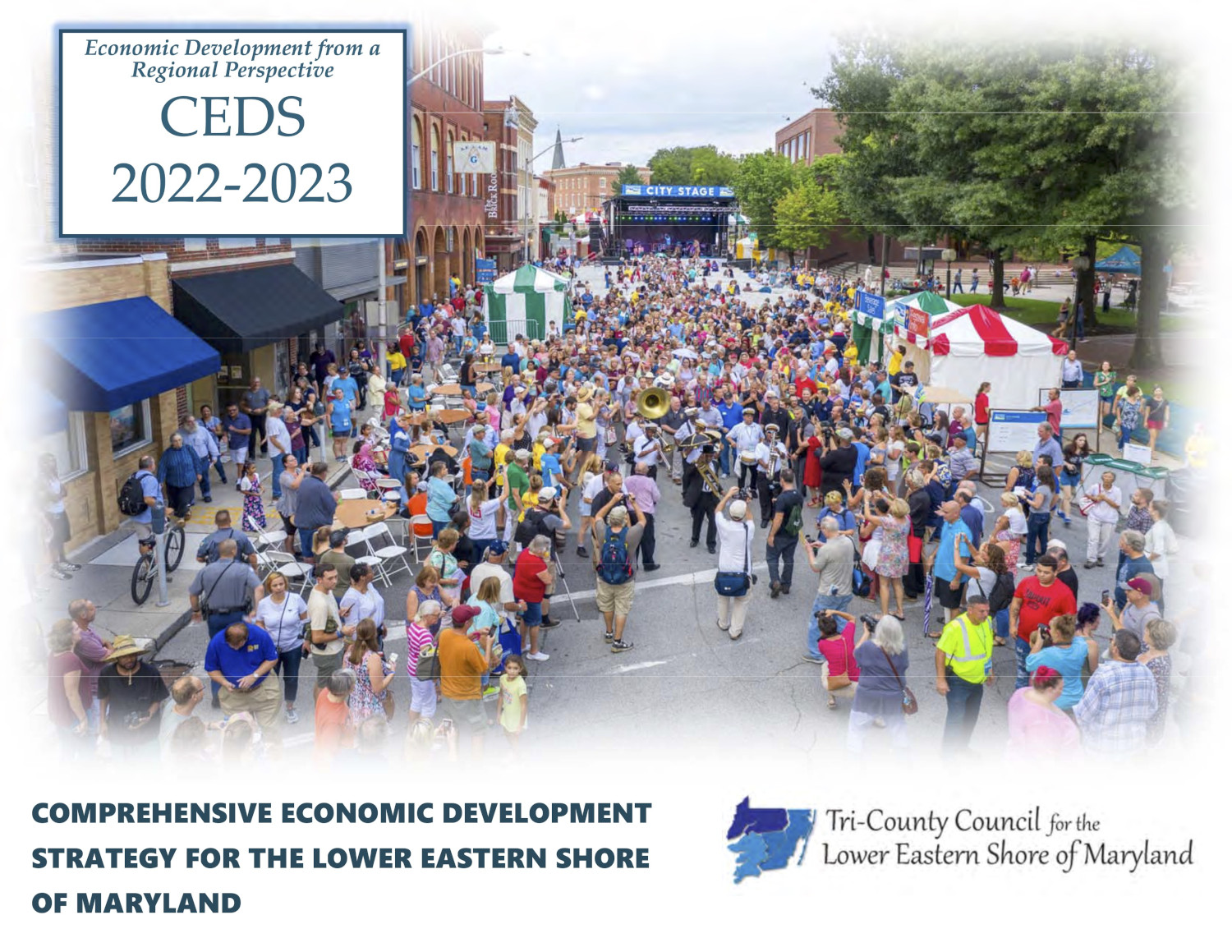 2022-2023 Comprehensive Economic Development Strategy for the Lower Eastern Shore of Maryland cover page